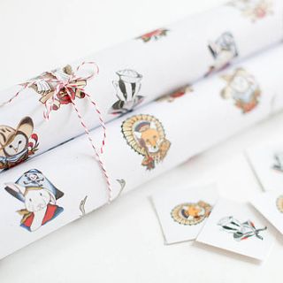 wrapping paper postal tube by sophie parker