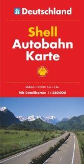 Shell Lnderkarte Autobahnkarte Deutschland 1:500.000: Bücher