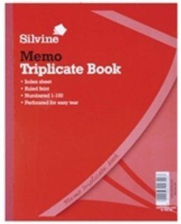 Silvine 606 Rechnungsheft mit Durchschlagpapier mit Inhaltsblatt und Kohlepapier liniert 1 100 254 x 203 mm 6 Stck: Bürobedarf & Schreibwaren