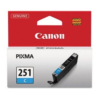 CLI 251C Cyan 304 Page Yield Ink Cartridge for Canon PIXMA Inkjet iP7220 MG5420 MG6320 MX722 MX922 All in One Printer: Electronics