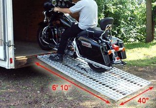 Aluminum Ramp 7 ft.   Motorcycles Onto Trailers   Ramps: Automotive
