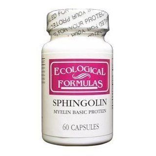 Ecological Formulas Sphingolin Caps 60's (Use of This Product May Benefit Those with Myelin Diseases Such As Multiple Sclerosis (Ms) and Amyotrophic Lateral Sclerosis (Als  Lou Gehrig's Disease): Health & Personal Care