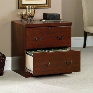 Lateral File Cabinet   Classic Cherry Finish : Office Products