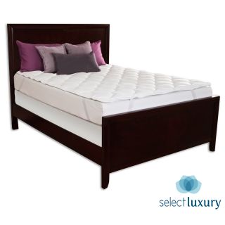 Select Luxury Dream Quilted Foam And Fiber Mattress Topper