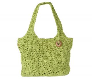The Sak Leaf Crochet Medium Shopper Bag —