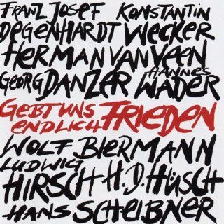 Georg Danzer, Franz Josef Degenhardt, Ludwig Hirsch, Konstantin Wecker, Hannes Wader..: Music