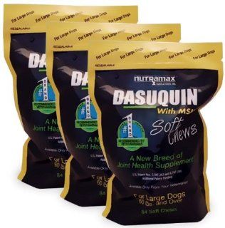 3PACK Dasuquin Soft Chews for Large Dogs with MSM (252 Chews) : Pet Bone And Joint Supplements : Pet Supplies