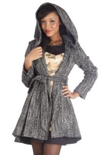Once Upon a Thyme Coat in Salt and Pepper  Mod Retro Vintage Coats