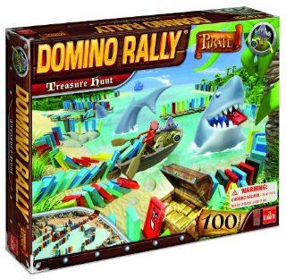 Domino Rally Pirate Treasure Hunt: Toys & Games
