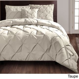 Victoria Classics Carmen 4 piece Comforter Set Grey Size Queen