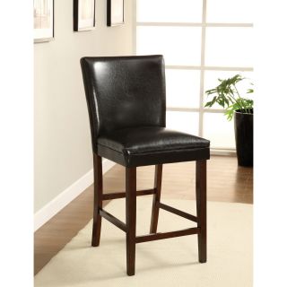 Furniture Of America Porta Leatherette Counter height Dining Chairs (set Of 2)
