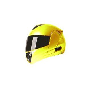 Torc T 22B Interstate Golden Yellow Blinc Bluetooth Full Face Helmet (L): Automotive