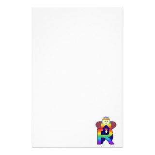 Angelbet Letter R Stationery Design