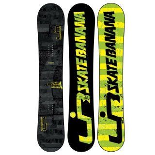 Lib Technologies Skate Banana Original BTX Snowboard Gray/Black, 156cm : Freestyle Snowboards : Sports & Outdoors