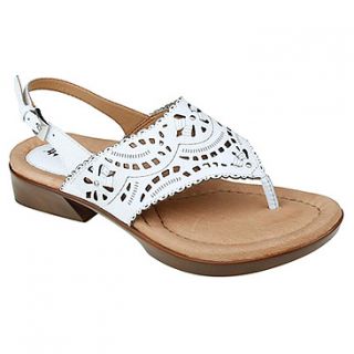 Earth Clove  Women's   White Grained Leather