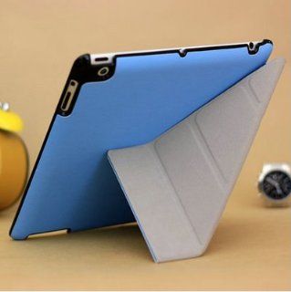 Shapes Leather Case for ipad 3/4/2 Smart Cover with Stand Magnetic slim, Anti skid Rubber+ utrathin design + 8 colors Computers & Accessories