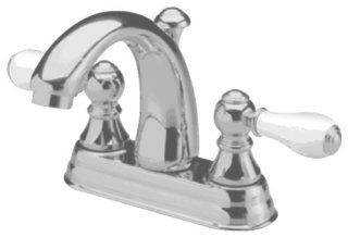 American Standard 7471.712.295 Hampton Two Porcelain Lever Handle Minispread Faucet with Speed Connect Pop Up Drain, Satin Nickel   Bathroom Sink Faucets  