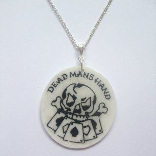 Dead Mans Hand Necklace Sour Cherry Jewelry