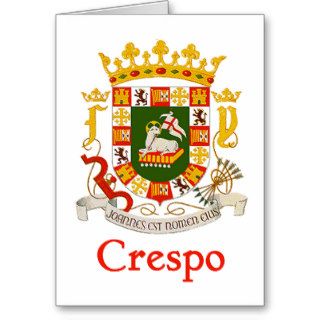 Crespo Shield of Puerto Rico Cards