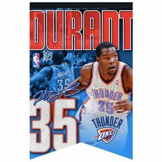 NBA Oklahoma City Thunder Kevin Durant Premium Felt Banner 17 by 26 : Sports Fan Wall Banners : Sports & Outdoors