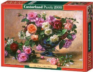 The Finish, Flowers, Albert Williams, 2000 Piece By Castorland Puzzles: Toys & Games