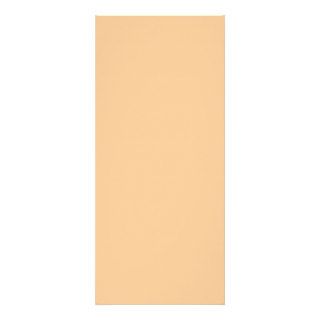 Plain Peach Color Background. Custom Rack Cards