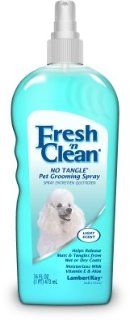 Fresh N Clean No Tangle Pet Grooming Spray, Light Scent, 16 oz: Pet Supplies