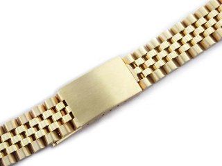 Mens 14ky Jubilee Watch Band for Rolex 19mm Date at  Men's Watch store.