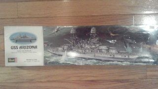 Revell USS ARIZONA BATTLESHIP Model Kit /1975 / # H 302: Toys & Games