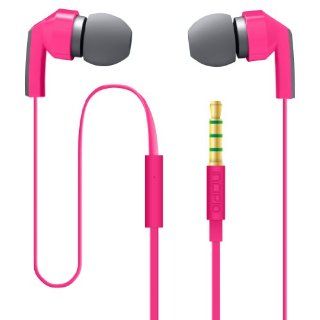 Incipio NX 304 F80 Hi Fi Stereo Earbuds   Pink/Gray: Cell Phones & Accessories
