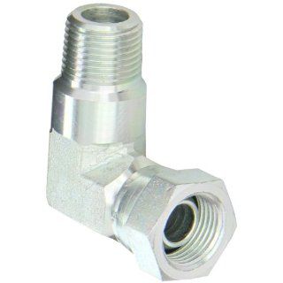 Eaton Aeroquip 2047 6 6S Steel Pipe Fitting, 90 Degree Elbow, 3/8" NPSM Female x 3/8" NPT Male Industrial Pipe Fittings