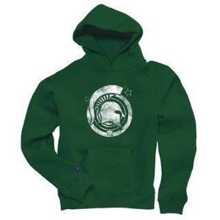 Michigan State Spartans Womens Hoodie (Dk Green / L) : Sports & Outdoors