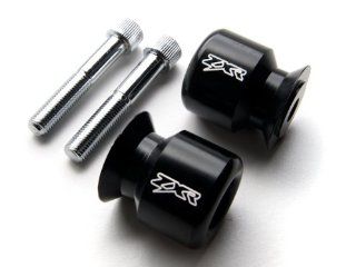 Black Kawasaki Ninja "ZX R" Engraved Swingarm Spools Sliders   ZX6R, ZX 14, ZX9R, ZX10R, ZX12R and More! (1998 2011): Automotive
