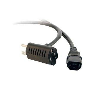 C2G / Cables to Go 30538 Universal 16 AWG Power Cord (3 Feet, Black): Electronics