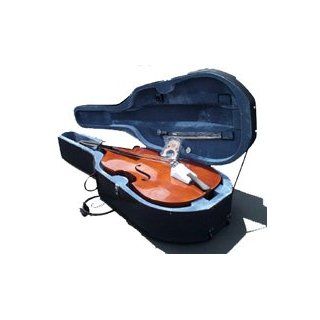Crystalcello MB150 3/4 Size String Bass + Lightweight Case + Carrying Bag + Bow: Musical Instruments