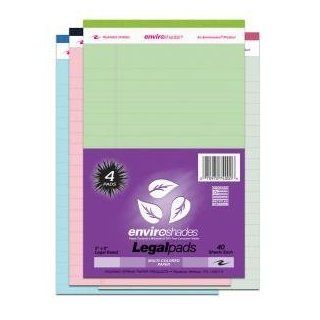 Roaring Spring Paper Products 74000 Enviroshades Legal Pads : Legal Ruled Writing Pads : Office Products