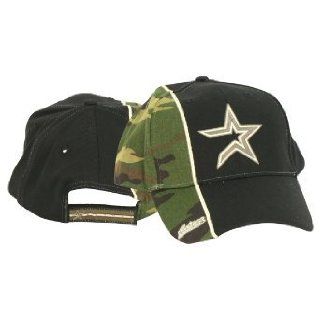 Houston Astros MLB Black & Camo Adjustable Baseball Hat  Sports Fan Baseball Caps  Sports & Outdoors