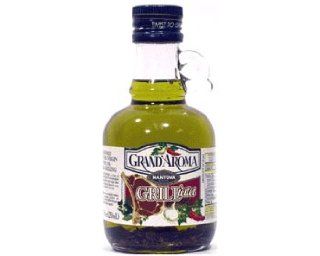 8.5 Oz Grand'aroma Grilliata Flavored Extra Virgin Olive Oil : Flavored Olive Oil For Dipping : Grocery & Gourmet Food