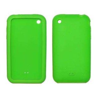 Premium (Thick) Neon Green Silicone Cover Soft Case Cover for AT&T Apple iPhone 3G / 3G S, iPhone 3GS [Bulk Packaging]: Cell Phones & Accessories