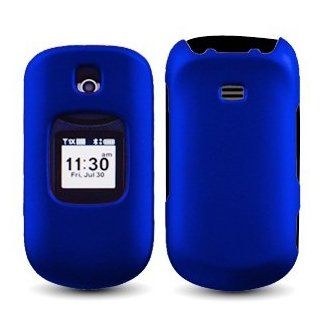Boundle Accessory for Verizon Samsung Gusto 2 U365   Blue Hard Case Protector Cover + Lf Stylus Pen Cell Phones & Accessories