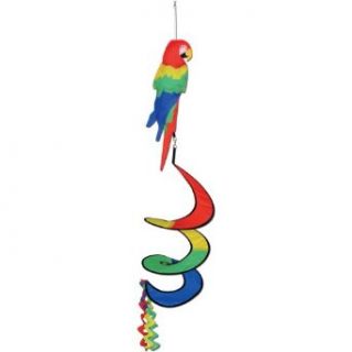 Tropical Parrot Wind Spinner Party Accessory (1 count) (1/Pkg): Toys & Games