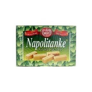 Napolitanke Lemon Orange Waffle 300 gr (Pack of 2) : Wafer Cookies : Grocery & Gourmet Food