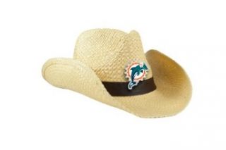 NFL Miami Dolphins Natural Cowboy Hat  Clothing