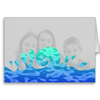 Splash Ocean Wave Template Cards