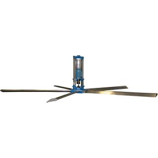 Patterson High-5 High-Volume Ceiling Fan — 18Ft., 201,870 CFM, 208-230 Volt 3-Phase, Model# H5F18B-220-1HP  Ceiling Fans