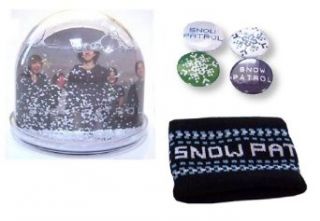 Snow Patrol Snow Globe / Wristband / Pins Gift Set: Clothing