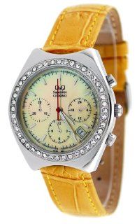 Q&Q Superior #K680J322 Women's Crystal Accented Chronograph Watch: Watches