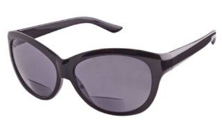 ICU Eyewear Reading Glasses   8018 Modified Cat Eye Bi Focal Sun Reader Black /: Health & Personal Care