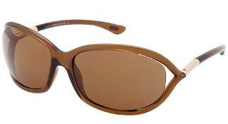 Tom Ford JENNIFER FT0008 Sunglasses TF8 Color 48H Brown Gold TF 08: Health & Personal Care