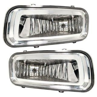New Pair Set Fog Light Lamp Lens Housing Assembly SAE and DOT Stamped: Automotive